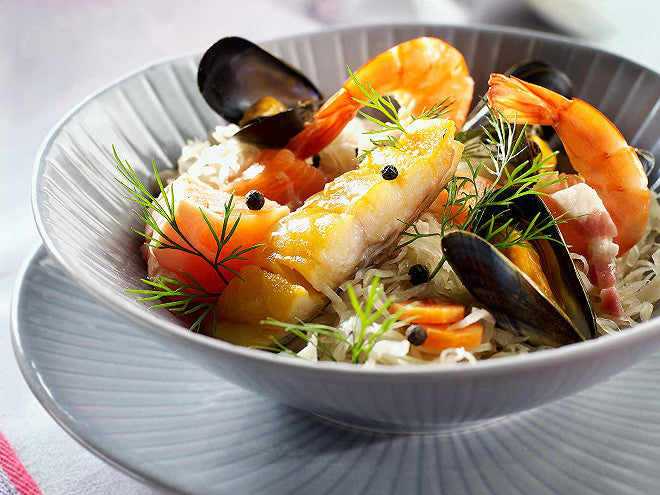 Plat du Mardi 28/07 - Choucroute au poissons