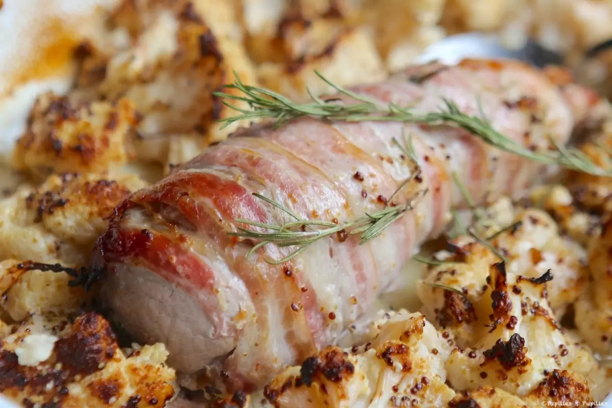 Plat du Jeudi 17/9 - Filet mignon de porc forestier, gratin de choux-fleurs