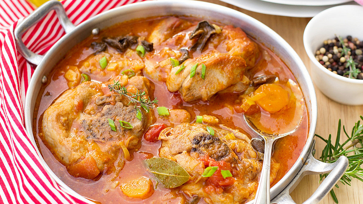 Plat du Samedi 22/08 - Ossobuco de veau à l’orange, courgettes