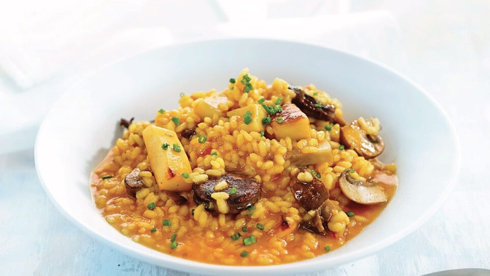 Plat du Vendredi 4/09 - Risotto terre et mer