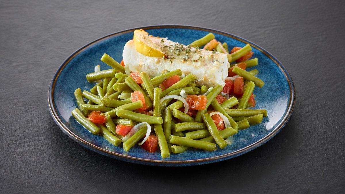 Plat du Mardi 10/11 - Dos de colin aux agrumes, haricot vert