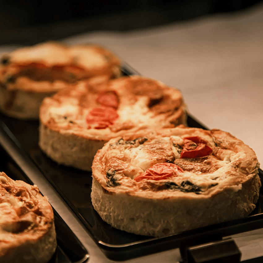 Mini quiches panachées - 8 pièces