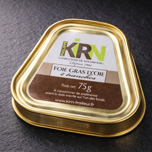 Foie gras d’oie 2 tranches 75g