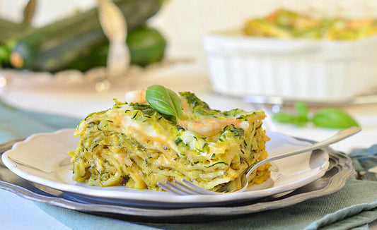 Plat du Vendredi 25/09 - Lasagne crevettes et courgettes