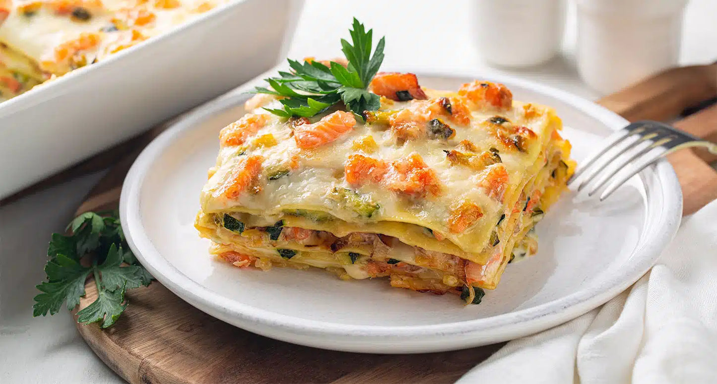 Plat du Mardi 21/07 - Lasagnes aux fruits de mer