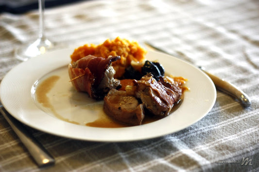 Plat du Samedi 26/09 - Mignon de porc forestier, purée de patate douce