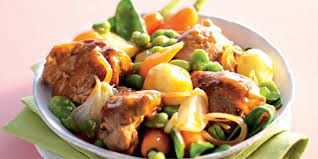 Plat du Mercredi 30/09 - Navarin d'agneau, poêlée de légumes arc-en-ciel
