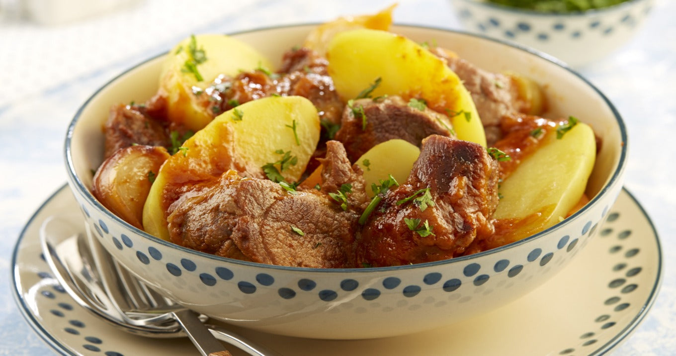 Plat du Samedi 29/08 - Navarin d’agneau, pommes de terre sautées