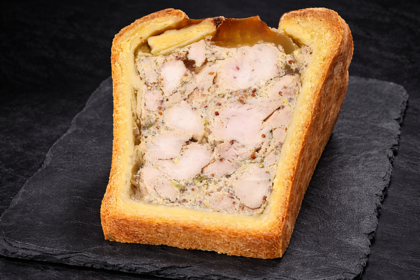 Pâté en croûte volaille moutarde