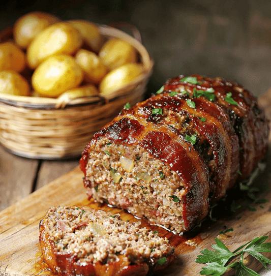 Plat du Samedi 21/02 - Polpettone de boeuf, sauce provençale, farfalle