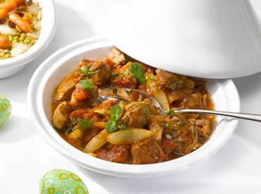 Plat du Jeudi 26/02 - Sauté d’agneau au curry, couscous de légumes