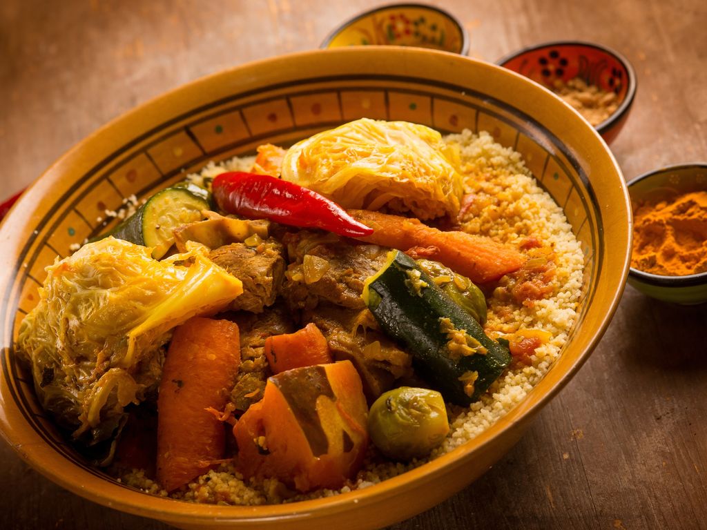 Plat du Jeudi 9/7 - Sauté d’agneau au curry, couscous de légumes