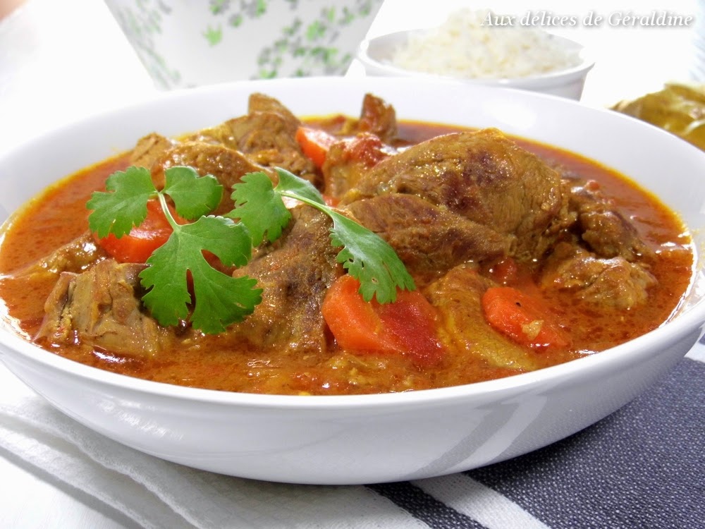 Plat du Samedi 10/10 - Sauté d'agneau au curry, semoule, ratatouille