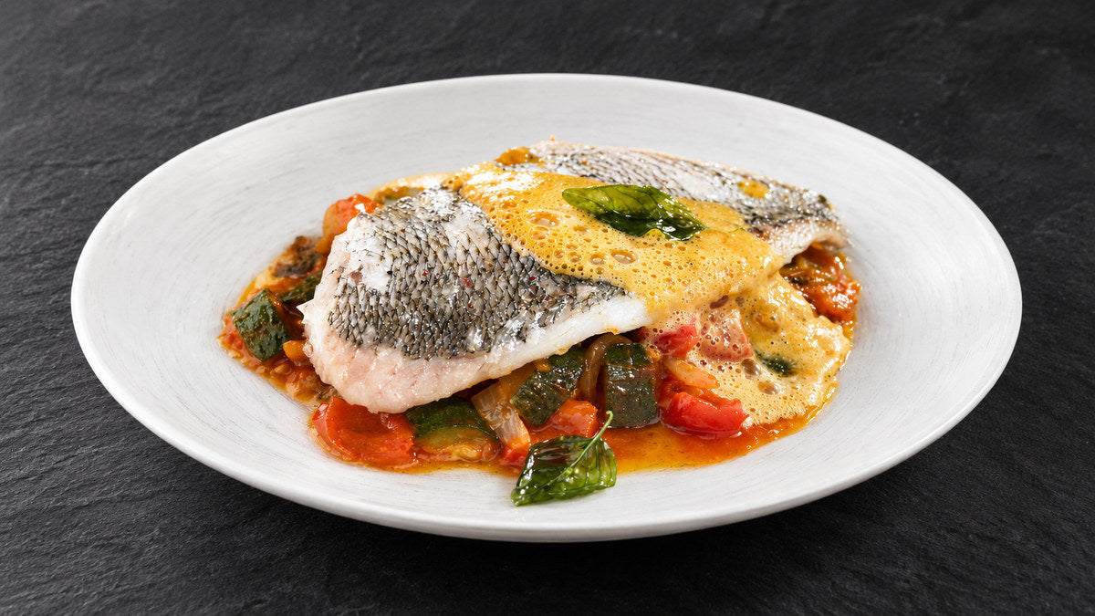 Plat du Vendredi 6/11 - Filet de daurade aux agrumes ratatouille