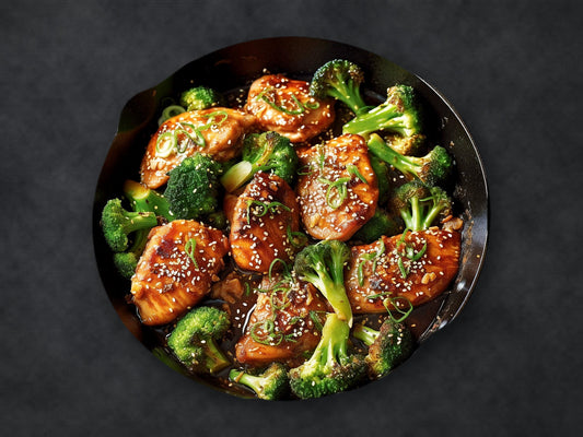 Plat du Samedi 24/10 - Filet de dinde aux four, jus au thym et romarin, poêlée de brocoli