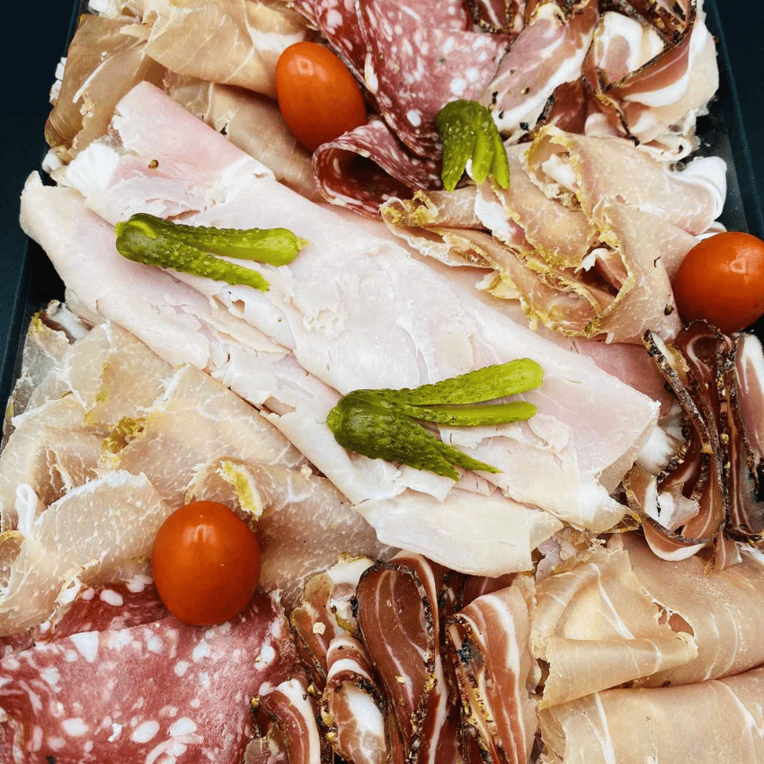 Plateau de charcuterie à "raclette"