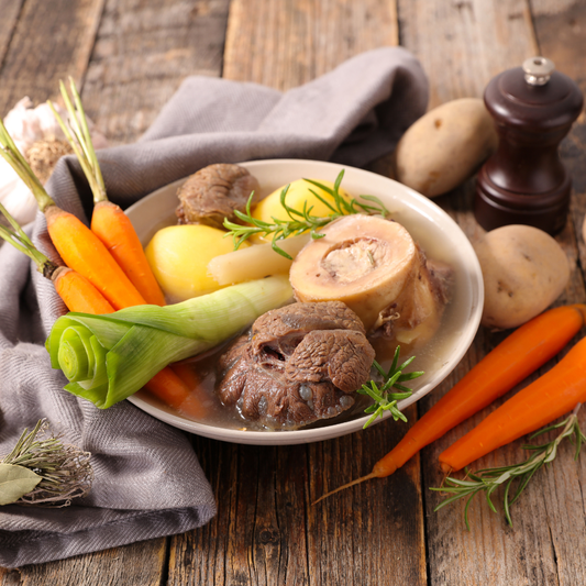 Plat du Jeudi 11/12 - Pot-au-feu à l’alsacienne, pommes de terre sautées