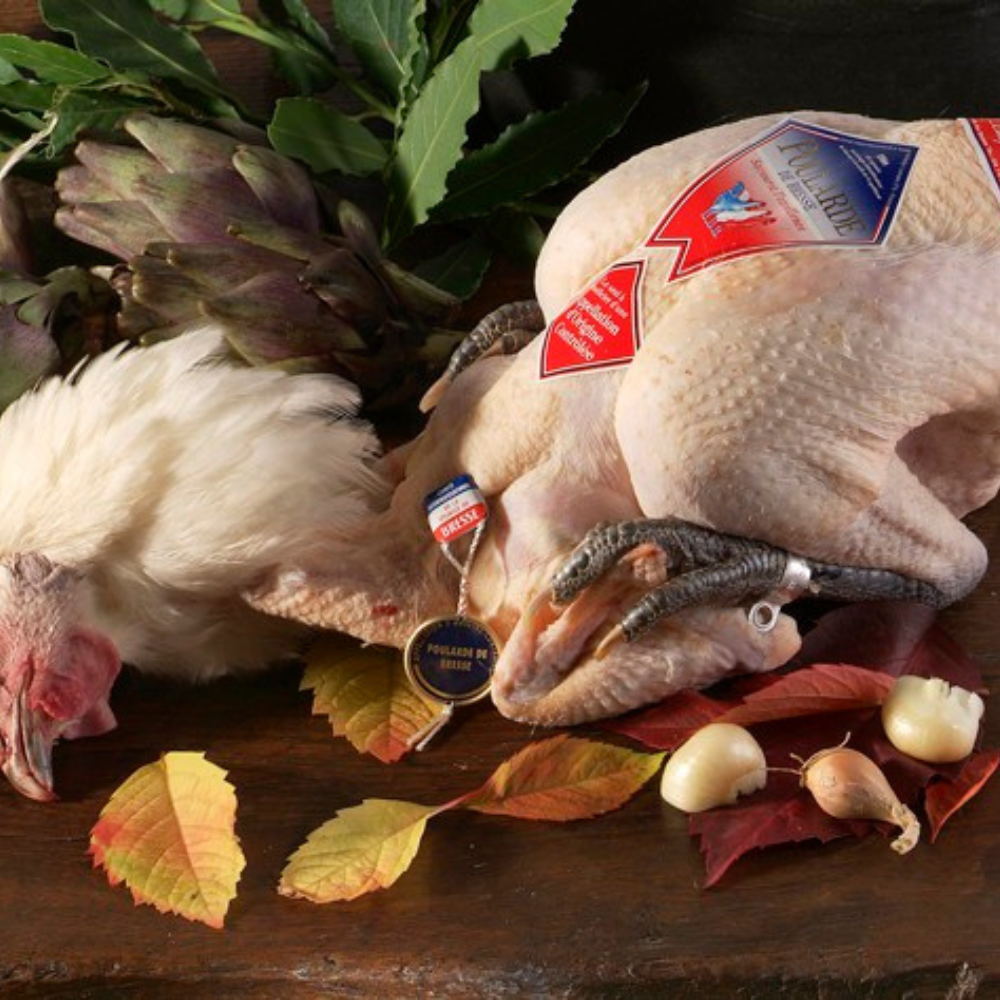 Poularde de Bresse effilée*