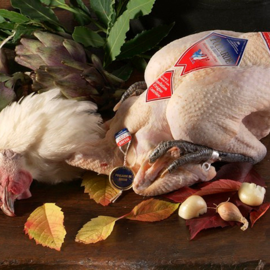 Poularde de Bresse effilée*